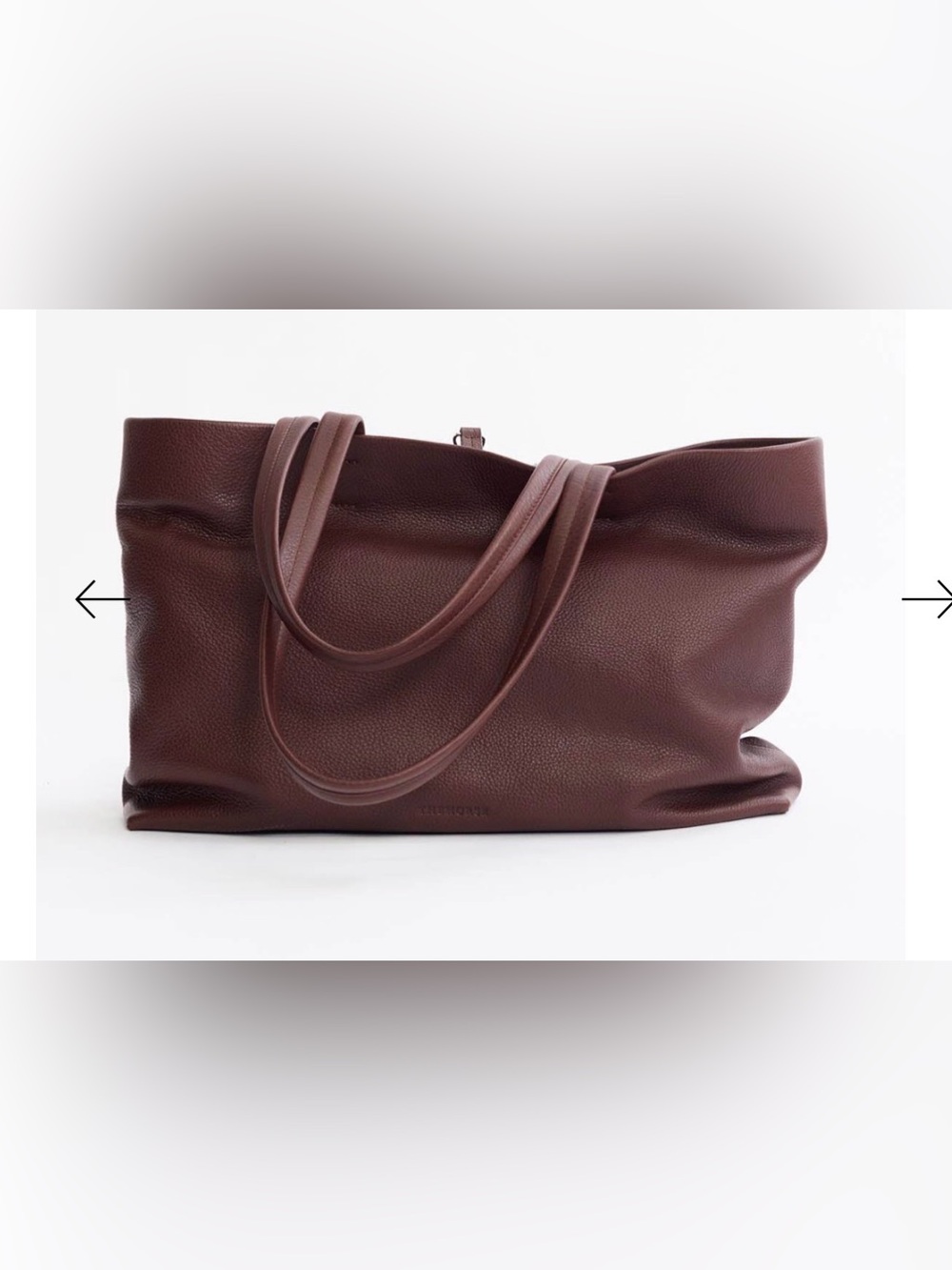 The Horse Teddy Tote in Coffee. NWT.